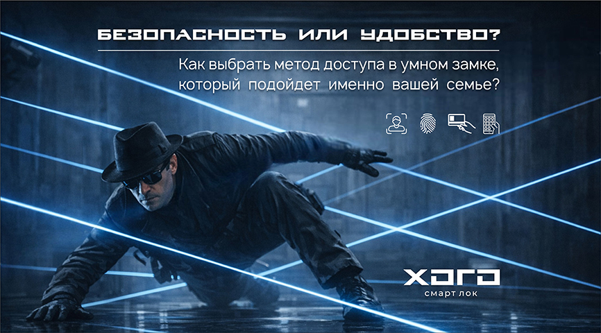 Безопасность или удобство? Как выбрать метод доступа в умном замке, который подойдет именно вашей семье